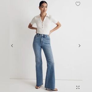 MADEWELL The perfect vintage flare jean size 24